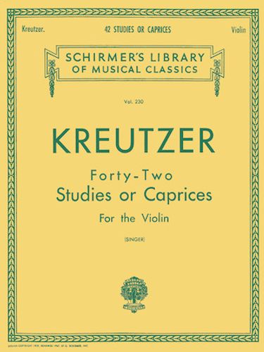 Kreutzer – 42 Studies or Caprices