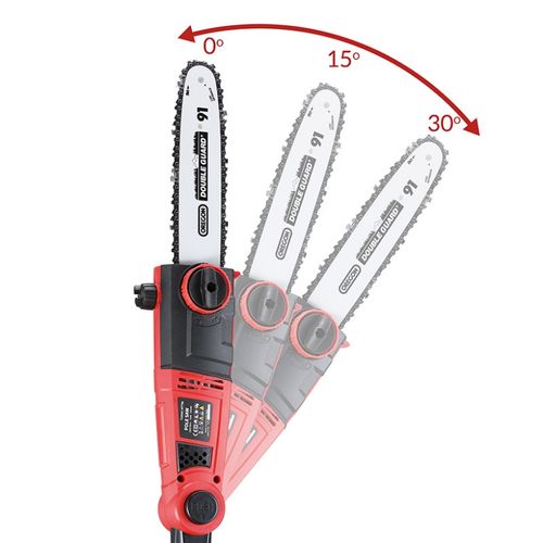 מולטי טול משור גובה ומגזמת Target MT750 - כלי גינה חשמלי 2 ב-1 עם מוט טלסקופי מתכוונן ומנוע 750W לגיזום מקצועי