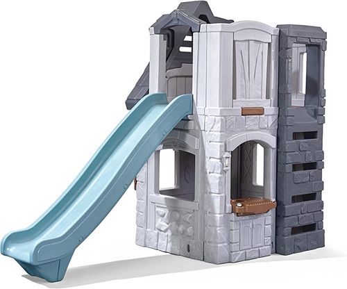 בית משחק הרפתקאות קסומות לילדים עם 2 קומות, מגלשה ומטבחון 4133