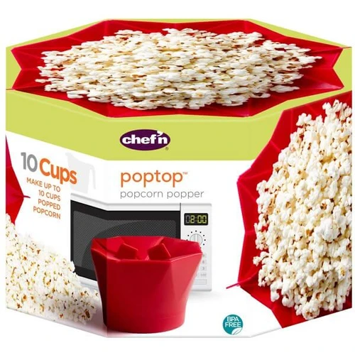 PopTop המקורי להכנת פופקורן במיקרוגל טעים ובריא Chef'n - עולם הפרזול 05