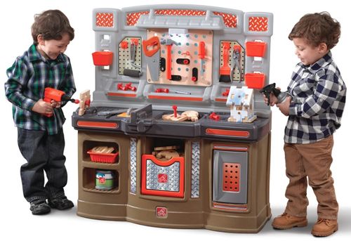 פינת עבודה 'הבונים הגדולים' עם מקדחה חשמלית ו 45 אביזרים 4891