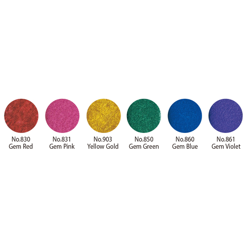 סט 6 צבעי מים בגוונים מטאליים GANSAI TAMBI GEM COLORS
