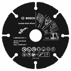 להב קרבון למשחזת "4.5 לחיתוך עץ ופלסטיק BOSCH 2608615135