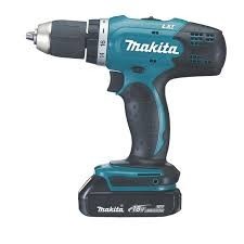 מברגה מקדחה נטענת + 2 סוללות 1.5 אמפר MAKITA Ddf453RYE 18V