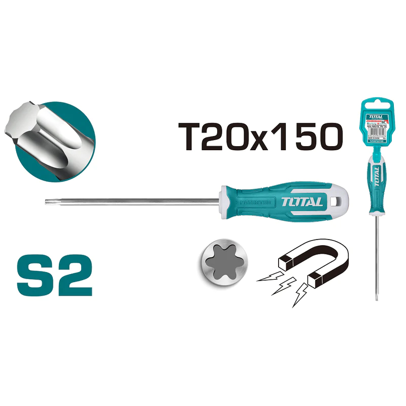 מברג Torx טורקס מ"מ 6.0 מ"מ T20×150