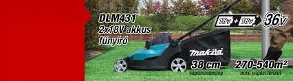 מכסחת דשא נטענת MAKITA DLM431 2X18V