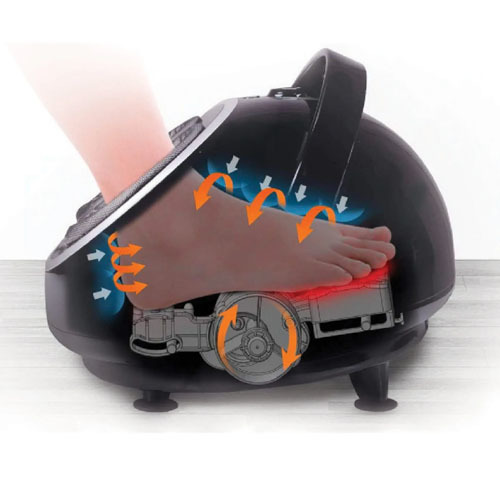 עיסוי שיאצו לכף הרגל עם לחץ אוויר וטיפול בחום דגם: MC-8501 מבית Medics Care