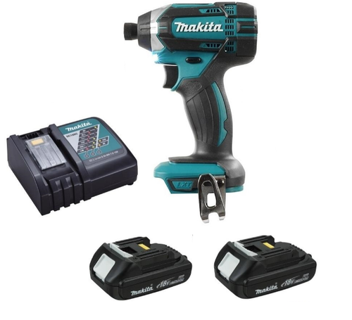 מברגת אימפקט נטענת + 2 סוללות 1.5 אמפר MAKITA DTD152RYE 18V