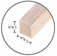 עץ באלזה 920/5/5 מ"מ