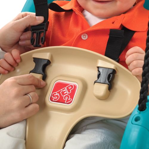 נדנדת גינה 2 שלבים לפעוטות עם מעקה ניתן להסרה 7293