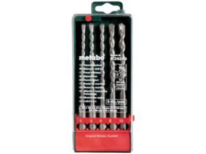 סט 10 אזמלים ומקדחים לפטישון metabo SDS-PLUS DRILL BIT