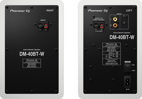 זוג רמקולים מוניטורים מדגם Pioneer-DJ DM-40BT