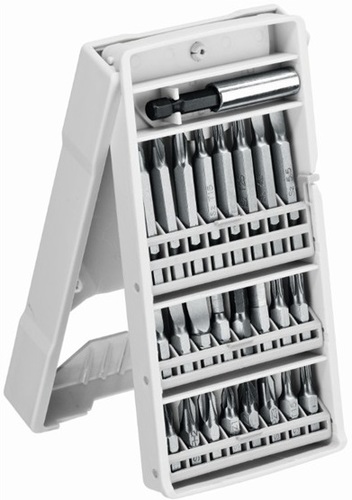 סט 24 ביטים מקצועיים + מוביל BOSCH 2607017037