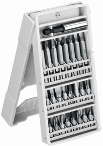 סט 24 ביטים מקצועיים + מוביל BOSCH 2607017037