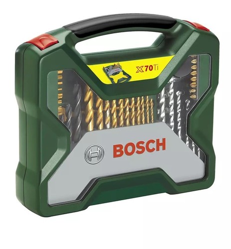 סט 70 חלקים מטיטניום במזוודה BOSCH X-Line X70Ti