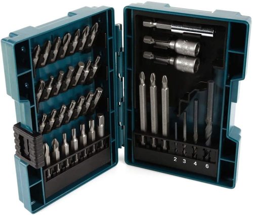 סט 38 חלקים ביטים ומקדחים במזוודה MAKITA B57015