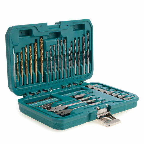 סט 50 חלקים ביטים ומקדחים במזוודה MAKITA P90227