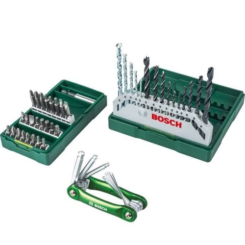סט 41 חלקים ביטים ומקדחים + סט מפתחות הלן BOSCH X-line
