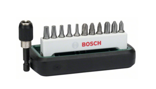 סט 12 חלקים ביטים ומוביל Bosch 2608255993