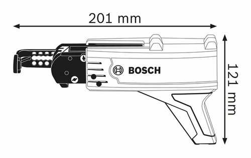 מחסנית למברגת גבס BOSCH 1600Z0000Y MA 55