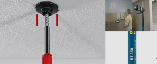 מוט טלסקופי לפלס לייזר BOSCH BT350