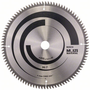 להב Multi Material לעץ ואלומיניום "12 - 100 שיניים Bosch 2608642209