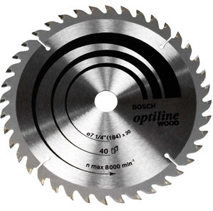 להב Optiline Wood לעץ "7.25 - 40 שיניים Bosch 2608640853