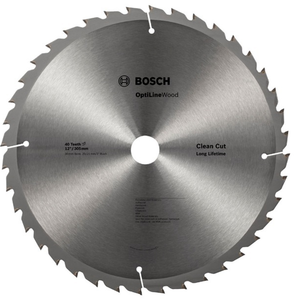 להב Optiline Wood לעץ "12 - 40 שיניים Bosch 2608640920