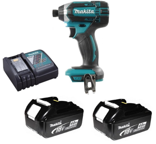 מברגת אימפקט נטענת + 2 סוללות 4 אמפר MAKITA DTD152RME 18V