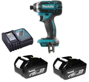 מברגת אימפקט נטענת + 2 סוללות 4 אמפר MAKITA DTD152RME 18V