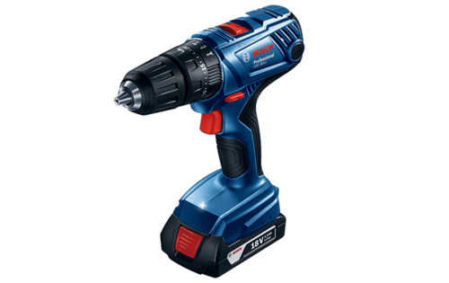מברגה/מקדחה רוטטת נטענת + 2 סוללות 2 אמפר BOSCH GSB 180-LI