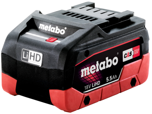 סוללת ליתיום 8 אמפר metabo LiHD 18V
