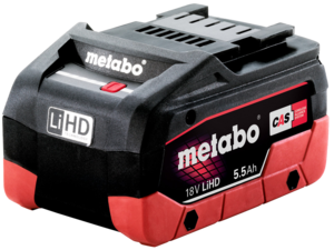 סוללת ליתיום 8 אמפר metabo LiHD 18V