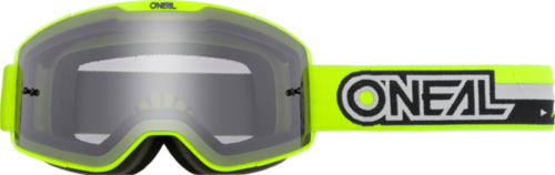משקפי אבק ONEAL B-20 GOGGLE PROXY בצבע צהוב עם עדשה שקופה, כוללים עיצוב מודרני, עדשה יצוקה תלת מימדית עם ציפוי נגד שריטות, קצף תלת שכבתי לנוחות ורצועה עם פסי סיליקון לאחיזה בטוחה - מק