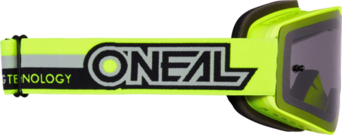 משקפי אבק ONEAL B-20 GOGGLE PROXY בצבע צהוב עם עדשה שקופה, כוללים עיצוב מודרני, עדשה יצוקה תלת מימדית עם ציפוי נגד שריטות, קצף תלת שכבתי לנוחות ורצועה עם פסי סיליקון לאחיזה בטוחה - מק