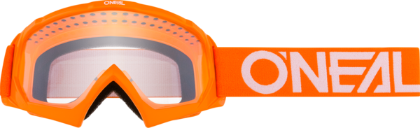 משקפי אבק ילדים כתום עדשה שקופה - ONEAL B-10 YOUTH GOGGLE SOLID