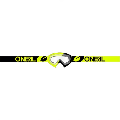 משקפי אבק ONEAL B-10 GOGGLE TWOFACE בצבע צהוב-שחור עם עדשה שקופה 3D, רצועה מתכווננת ופסי סיליקון, מספקים הגנה מושלמת מאבק ופגיעות לפעילות שטח מקצועית