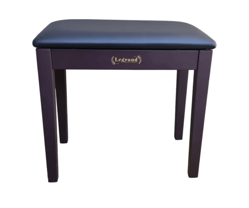 כסא פסנתר קלאסי בצבע רוזווד PB-8 עם תא איחסון בצבע שחור מבית LEGRAND