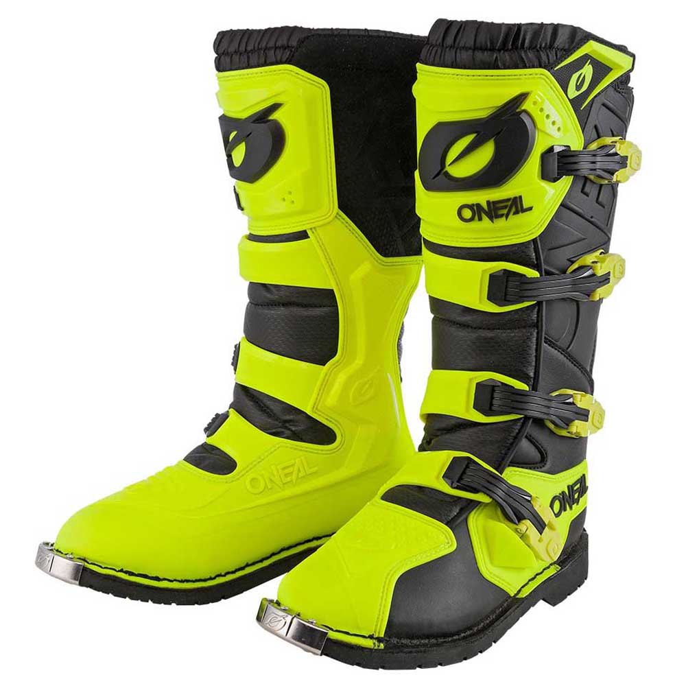 מגף רכיבה שחור/צהוב - ONEAL RIDER PRO BOOTS