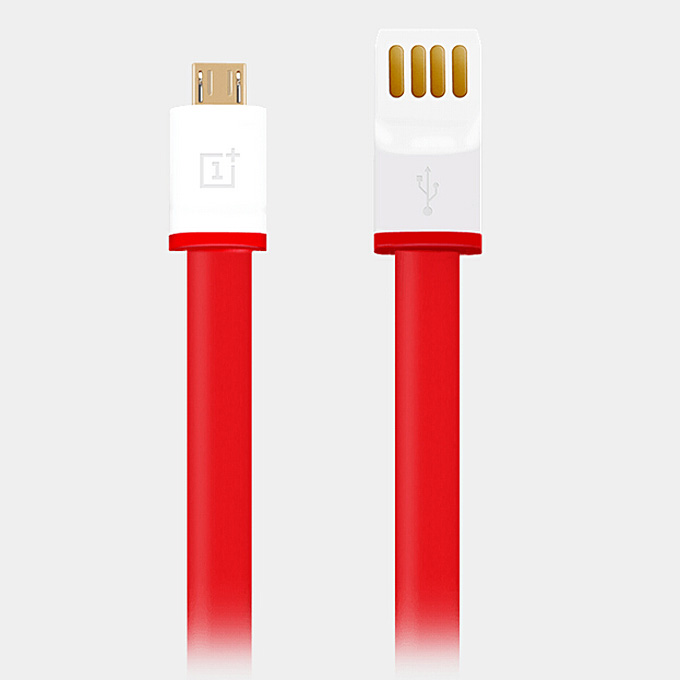 כבל נתונים USB אדום שטוח ONEPLUS ONE