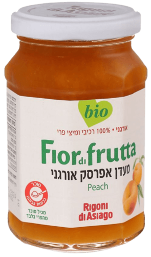 מעדן אפרסק אורגני 250 ג'