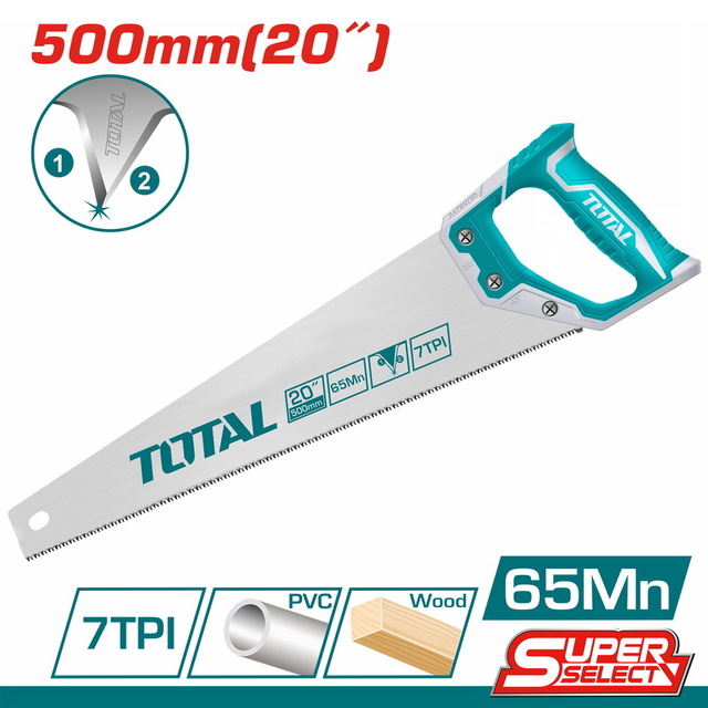 מסור יד 20" 7TPI עם מגן שיניים THT55206