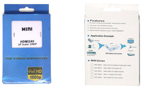 מתאם HDMI לחיבור AV