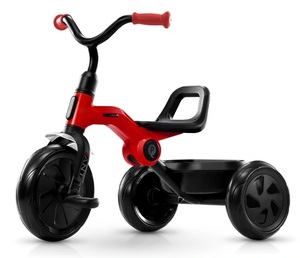 תלת אופן מתקפל Ant עם שלדת מתכת חזקה - אדום