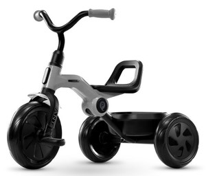 תלת אופן מתקפל Ant עם שלדת מתכת חזקה - אפור