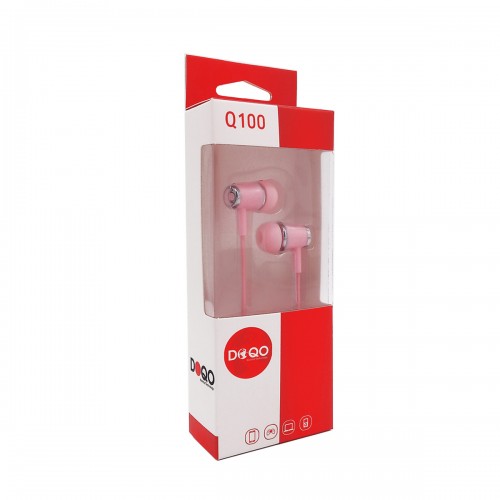 אוזניות DOQO Q-100 ורוד