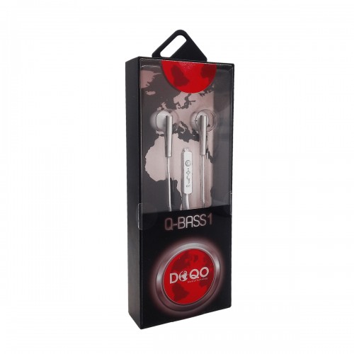 אוזניות DOQO Q-BASS1 כסוף