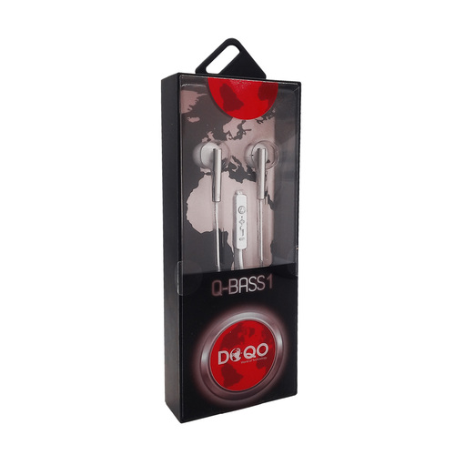 אוזניות DOQO Q-BASS1 כסוף