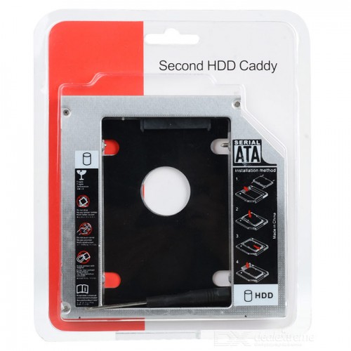 מתאם לחיבור קשיח במקום DVD במחשב נייד 9.5mm