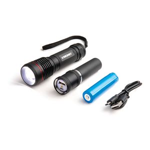 פנס אלומיניום טעינת 400/700 USB לומן+מגנט SIGNET